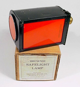 Brownie Safelight Lamp and Box