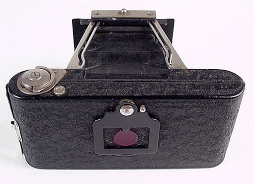 Back of Ensign Midget Model 22 Camera