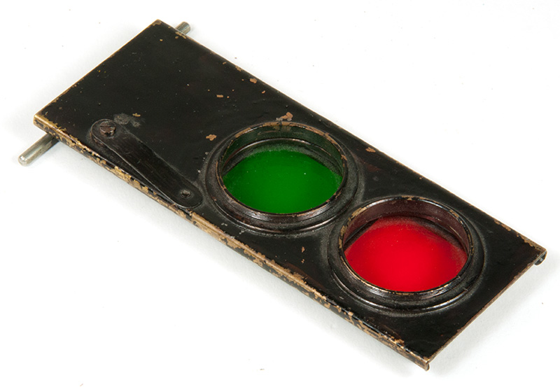 back of sliding tri-color filter holder 