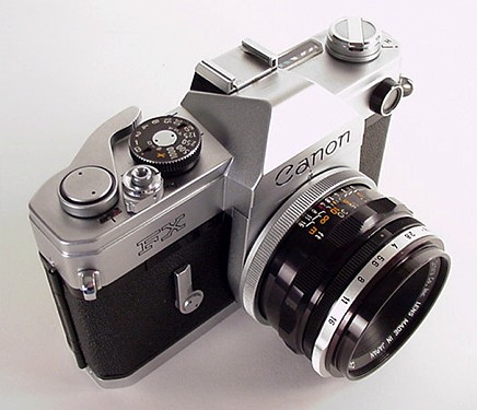 The Canon FX 35mm SLR dates to 1964 and was sold for two years.